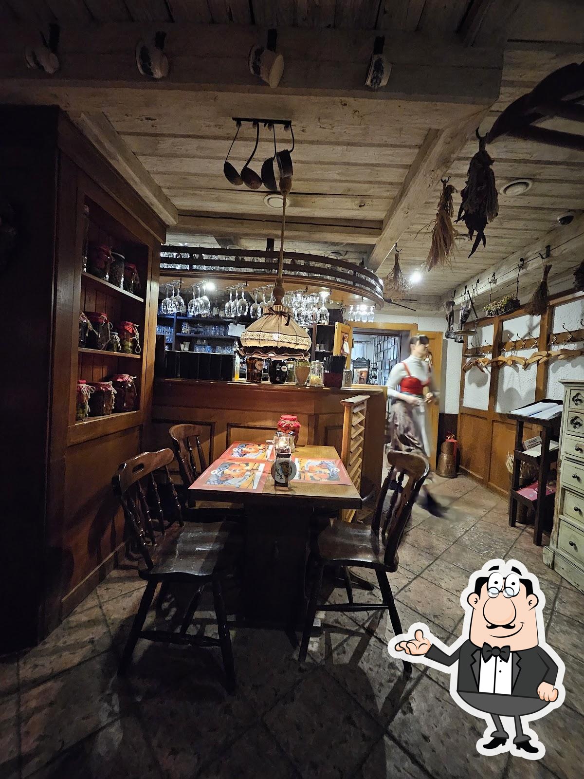 Take a seat at one of the tables at Beer restaurant Budvar.