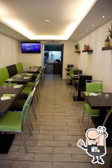 L'intérieur de Le Roi Falafel - Restaurant Libanais Lyon 2.