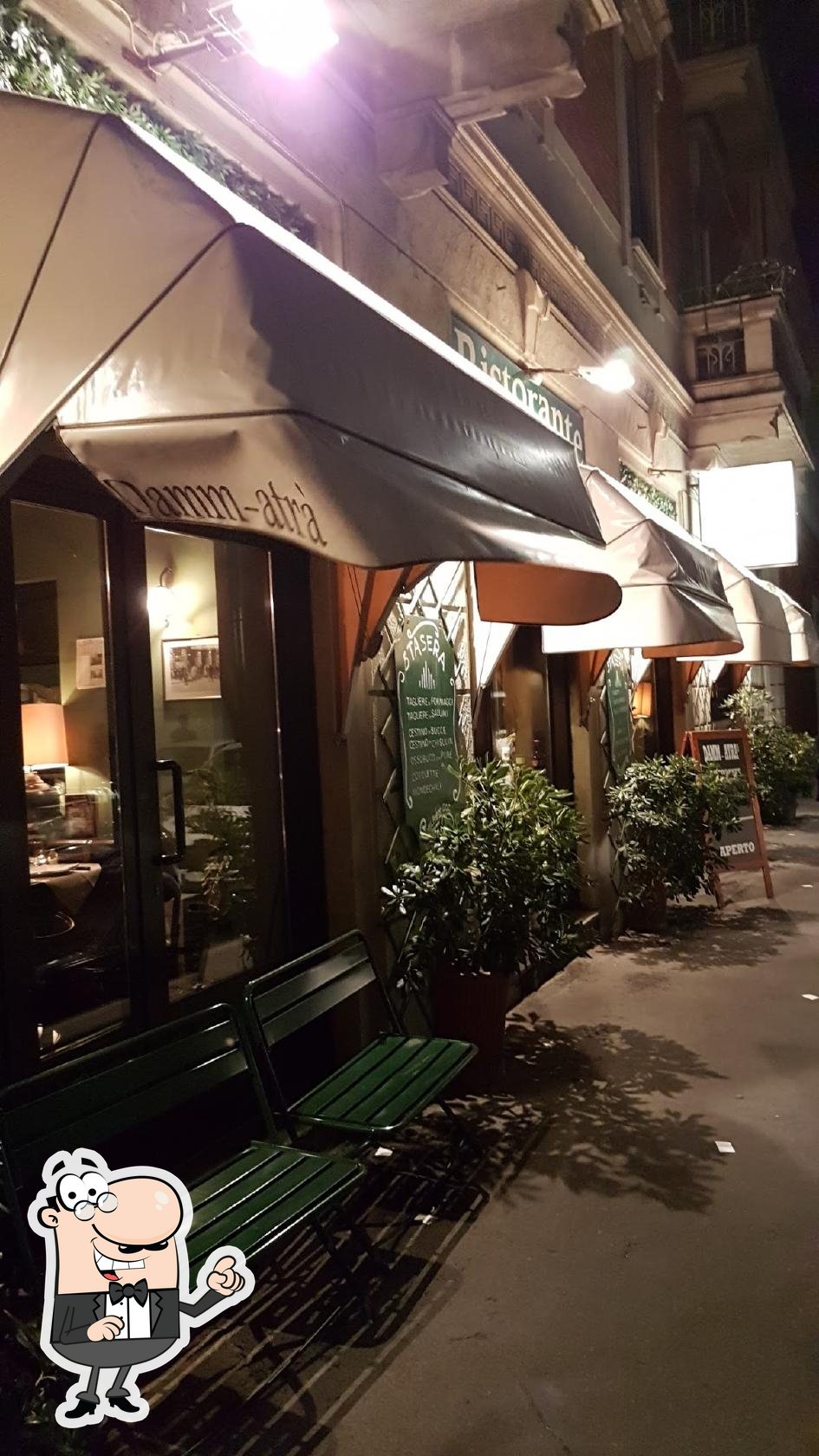 Dai un'occhiata agli interni di Damm-atrà ristorante milanese.