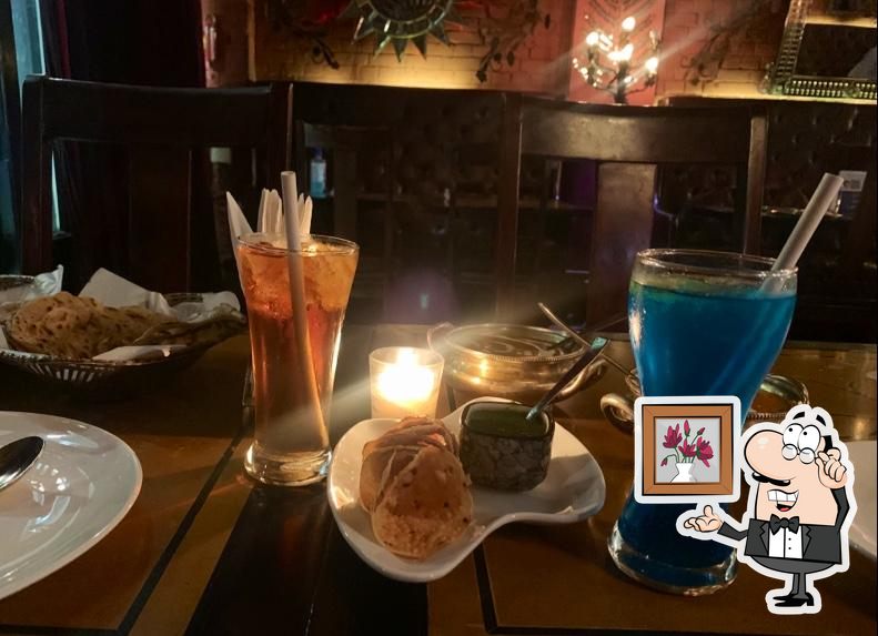 The interior of Veda Restaurant.