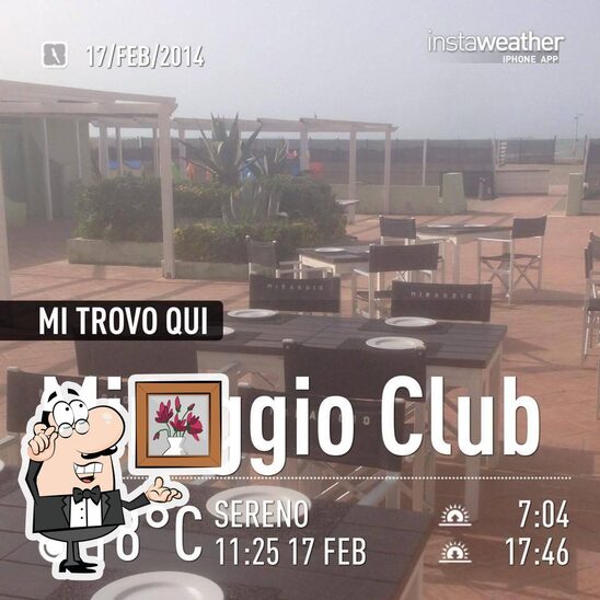 Gli interni di Stabilimento Balneare Miraggio Club.