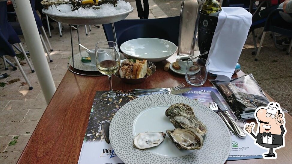 Découvrez l'intérieur de L'Eau à la Bouche .Poissonnerie du marché et restaurant.