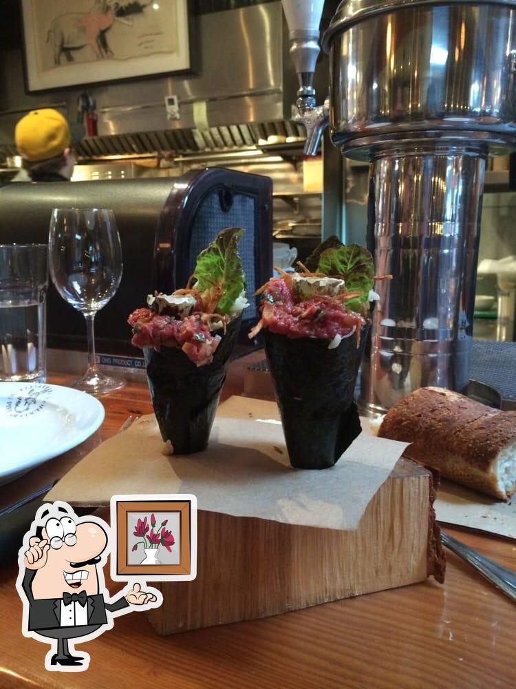 L'intérieur de Au Pied de Cochon.