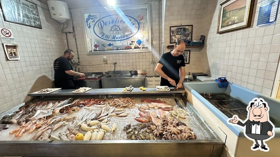 Siediti a un tavolo di Pescheria Trattoria Del Pescatore Da Murianni.