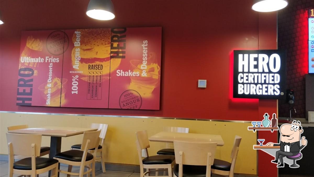 Check out how Hero Certified Burgers looks inside.