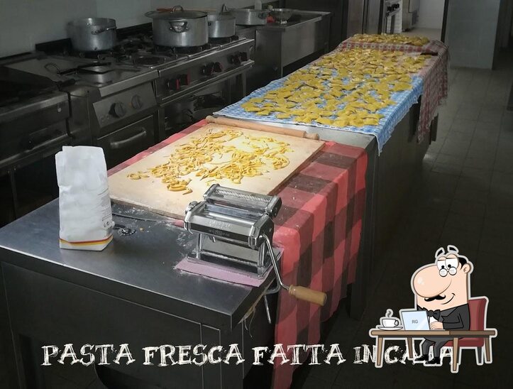 Gli interni di Osteria Falisca.