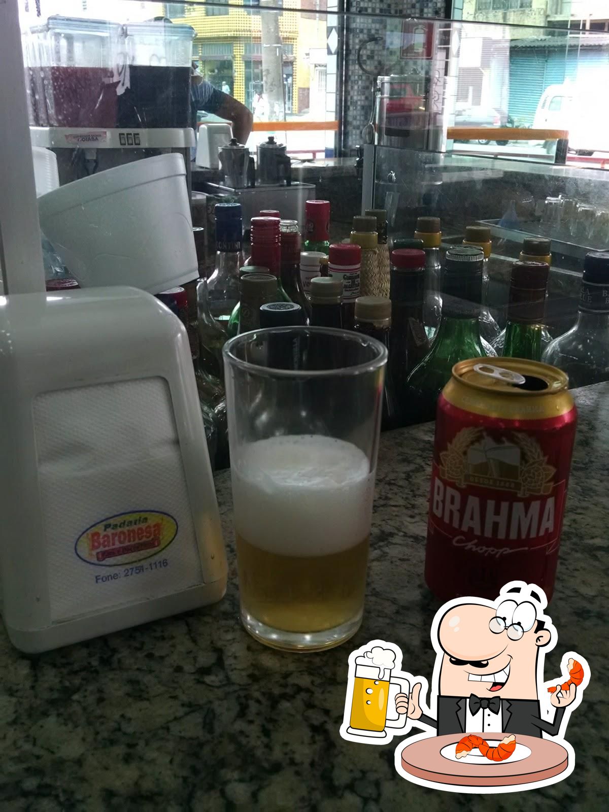 Desfrute a seleção de cervejas.