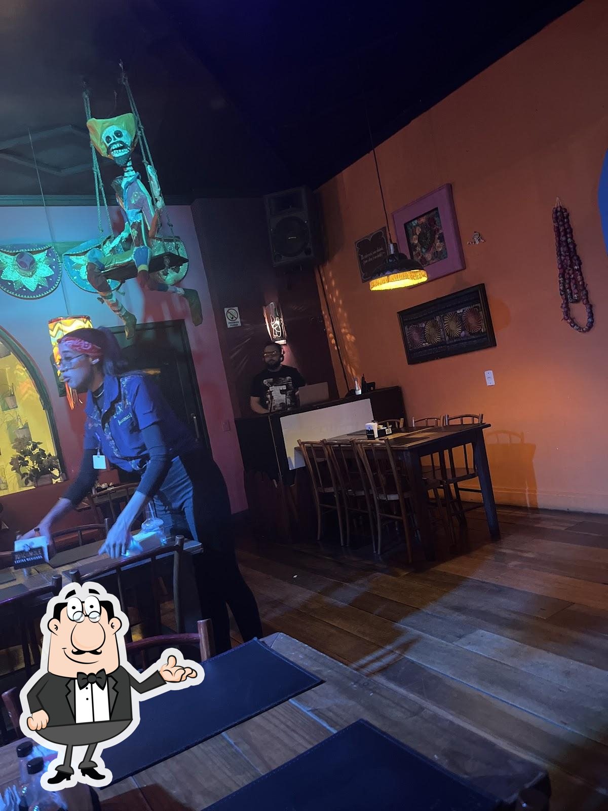 O interior do Restaurante Guacamole Cocina Mexicana - Porto Alegre.