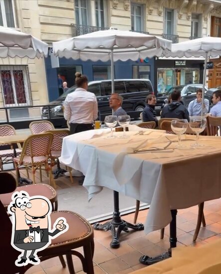 Installez-vous à l'une des tables de Le Bistro Marbeuf.