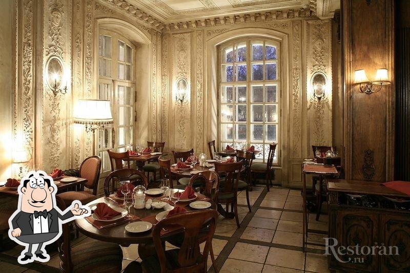The interior of Cafe Pushkin.
