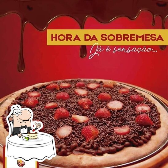 Peça uma das sobremesas.