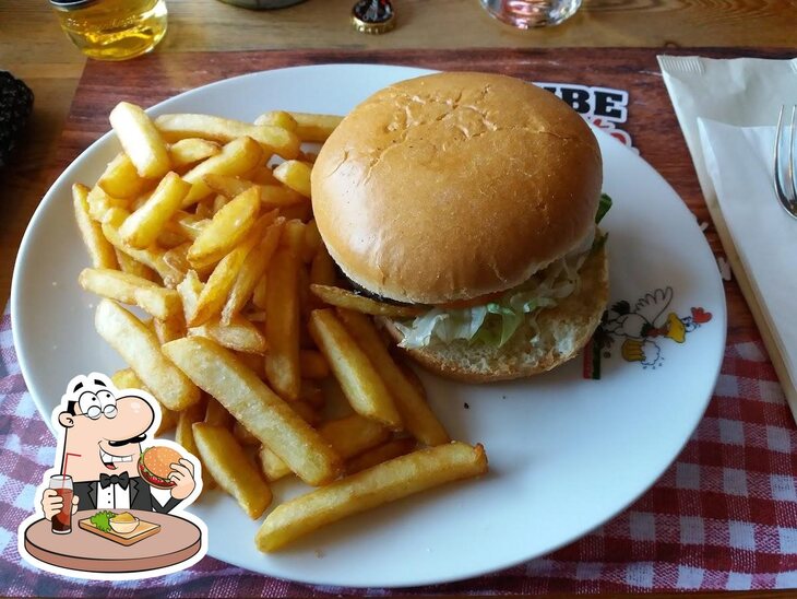 Prenditi un hamburger a La Stube Del Galletto Ristorante Birreria.