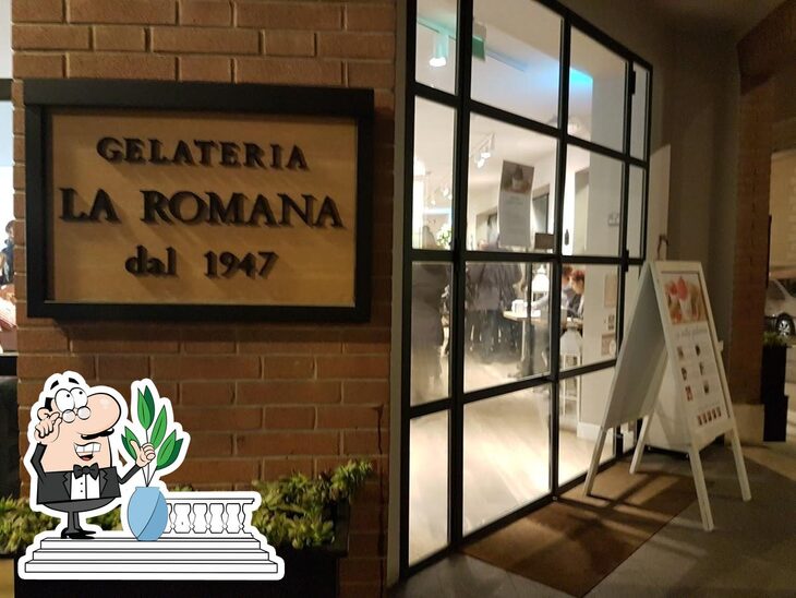 Goditi la vista  dagli esterni di Gelateria La Romana.