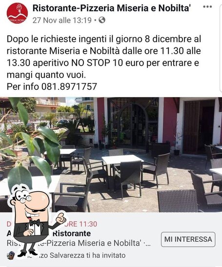 Gli interni di Miseria & Nobiltà.