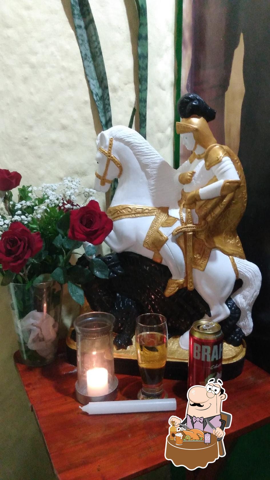 Pagode da Tia Gessy fornece uma seleção de cervejas.