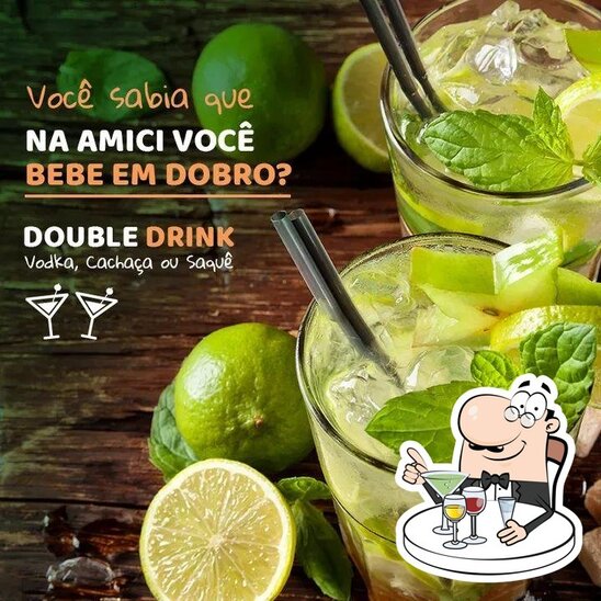 Consiga destilados e outros bebidas alcoólicas.