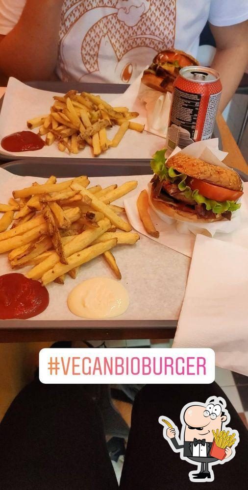 A Biovégane vous pouvez profiter des frites, des pommes frites.