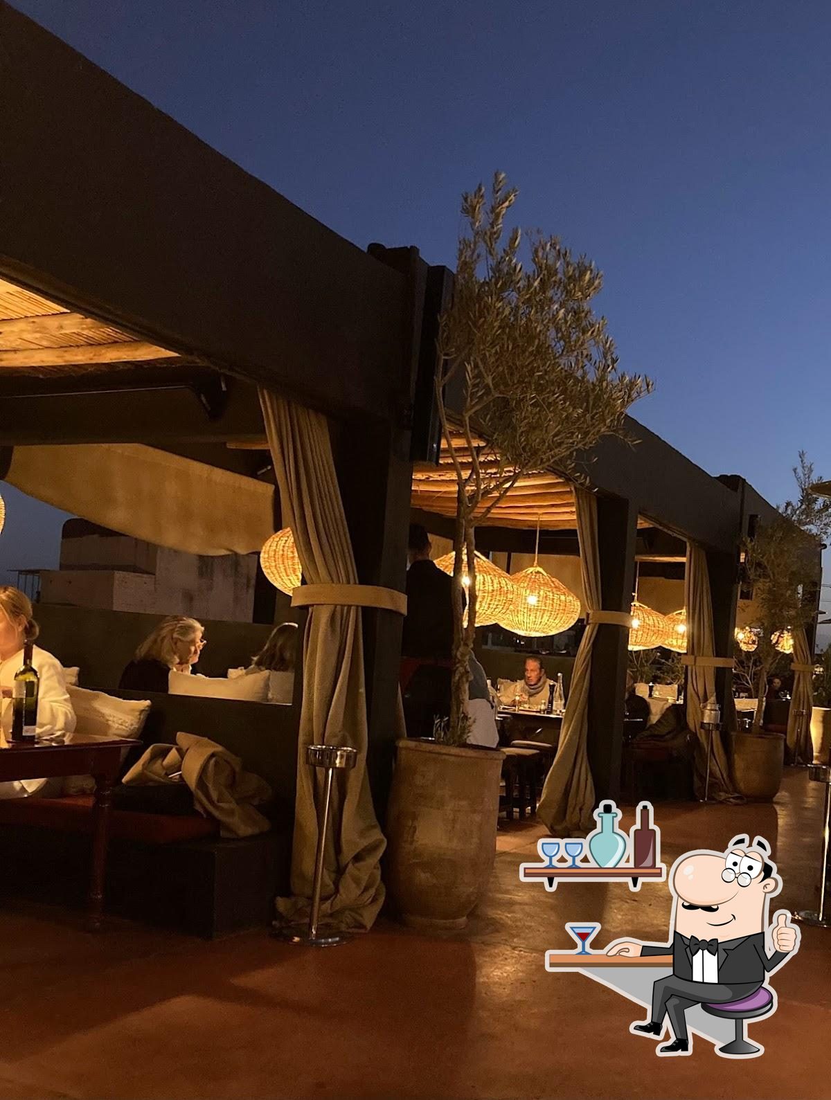 L'intérieur de La terrasse des épices - Restaurant Marrakech.