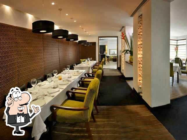 Check out how Indian Accent looks inside.