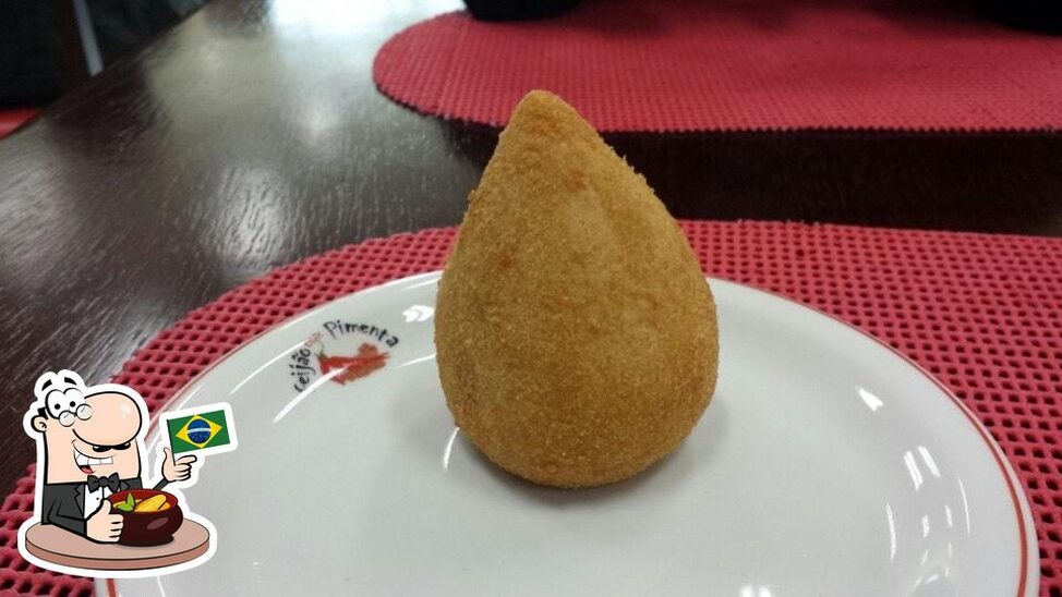 Comida em Restaurante Feijão Com Pimenta