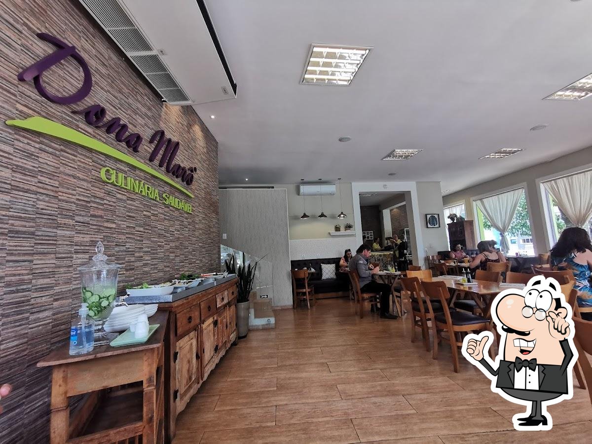 Veja imagens do interior do Dona Maro Culinária Saudável.