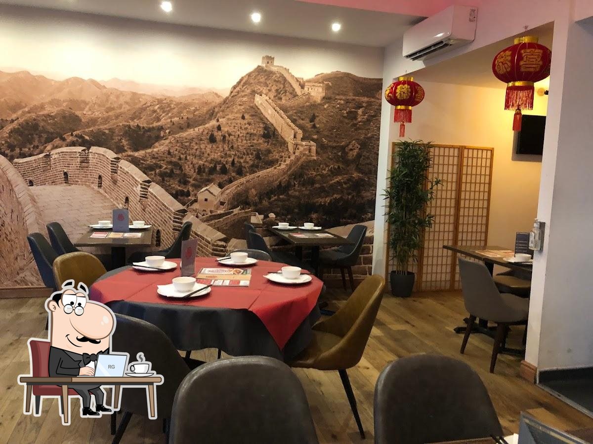 Take a seat at one of the tables at Hao Wei.