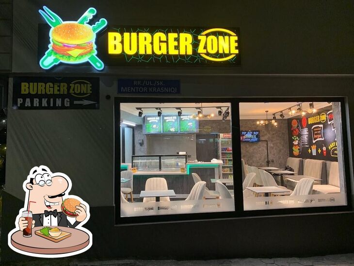 Burger Zone offers a variety of options for burger lovers.