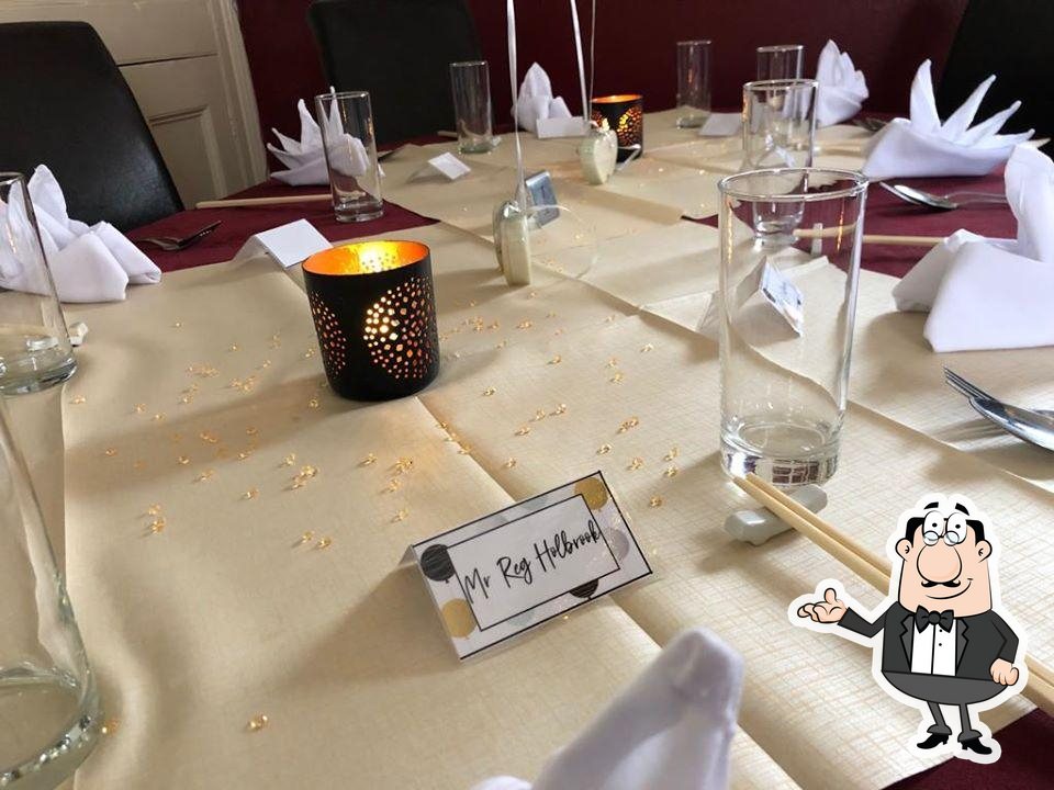 Take a seat at one of the tables at Henry's Oriental.