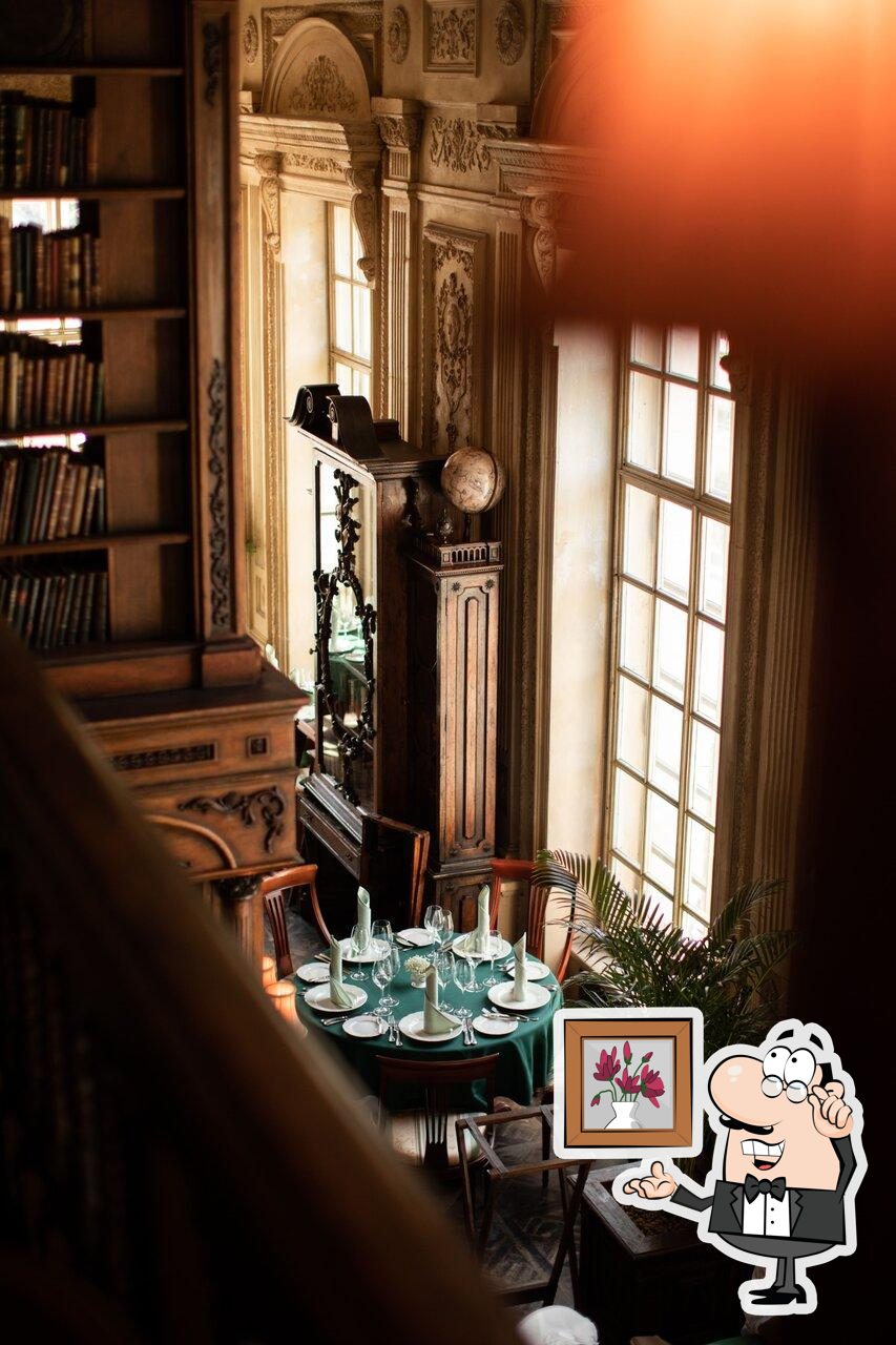 Check out how Cafe Pushkin looks inside.