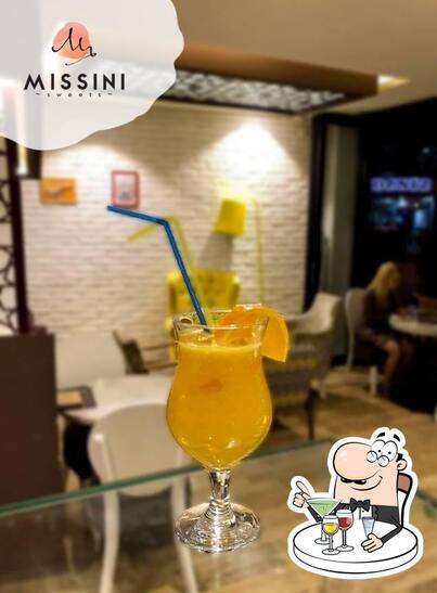 MISSINI Sweets provides a range of alcoholic drinks.