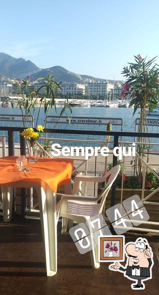 Gli interni di Trattoria del Padreterno.