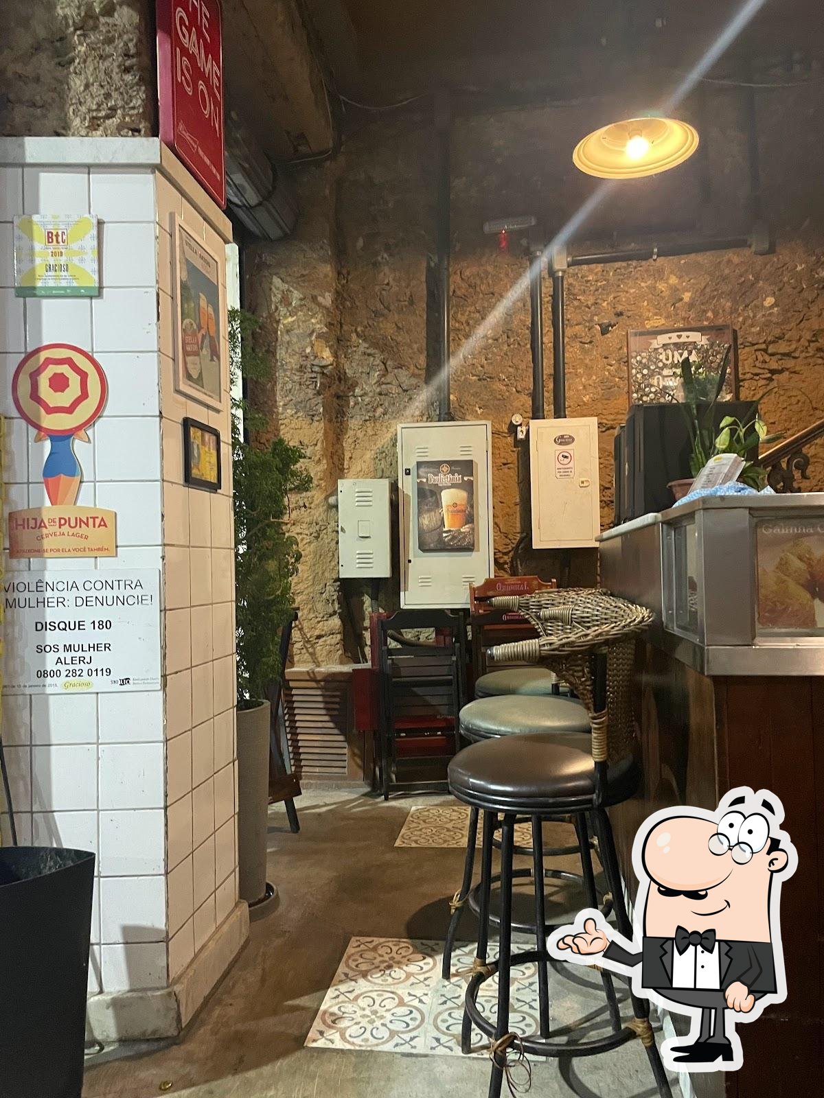 O interior do Café e Restaurante Gracioso.