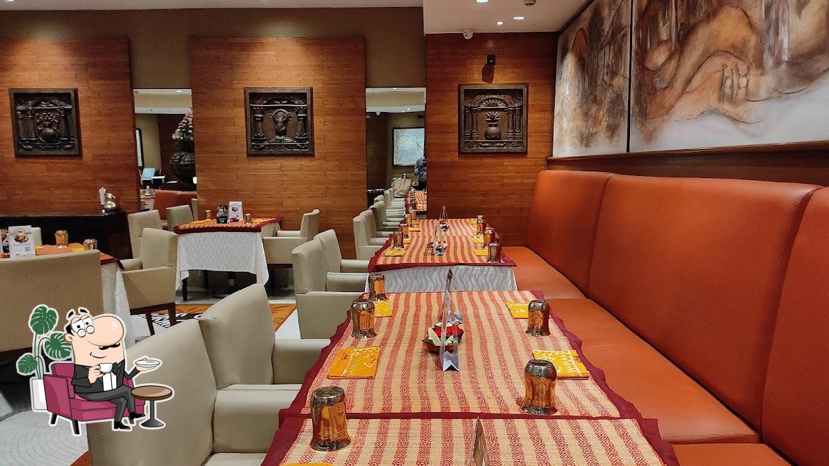 Take a seat at one of the tables at Aaheli.
