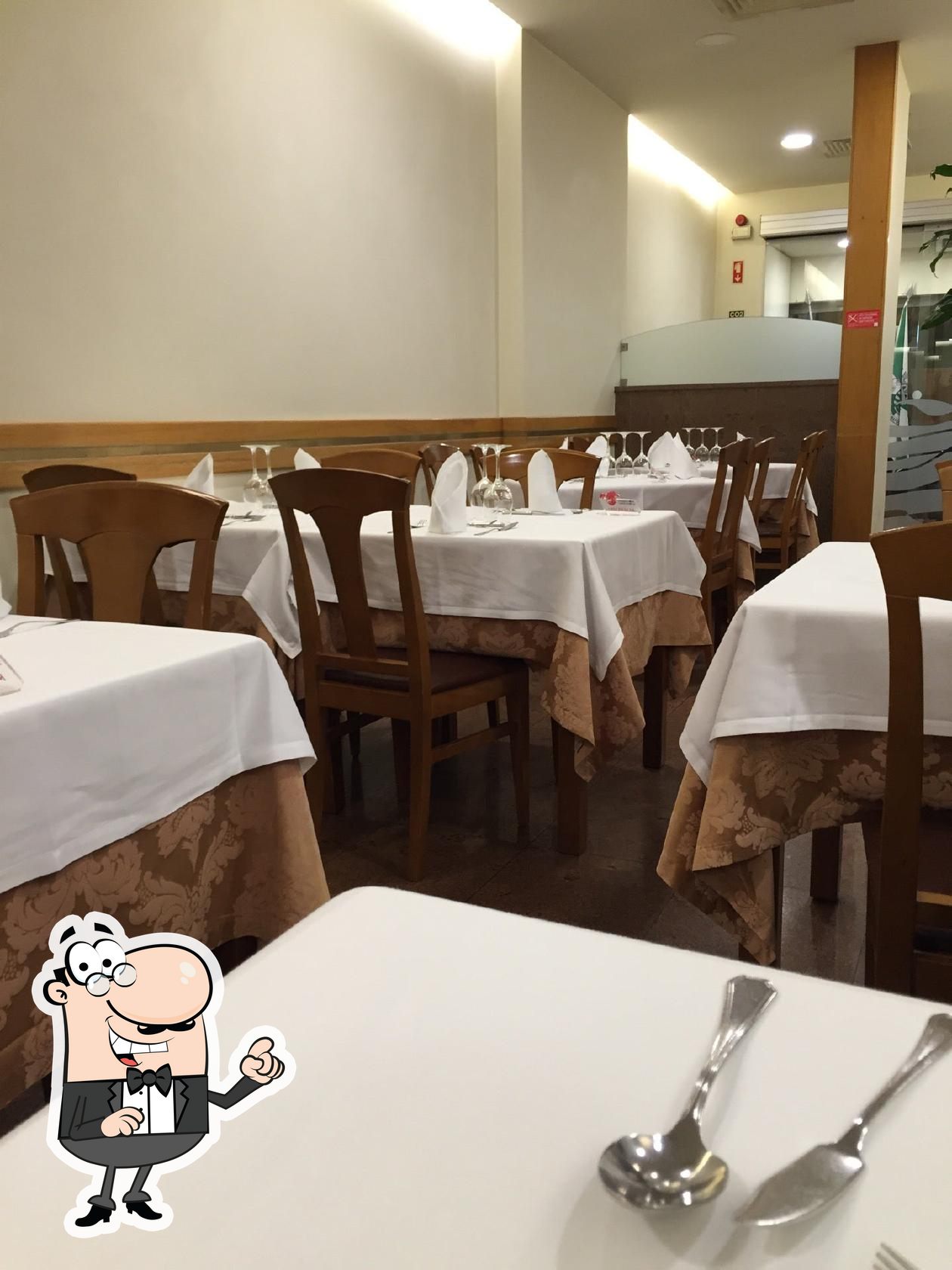 O interior do A Marisqueira de Matosinhos.