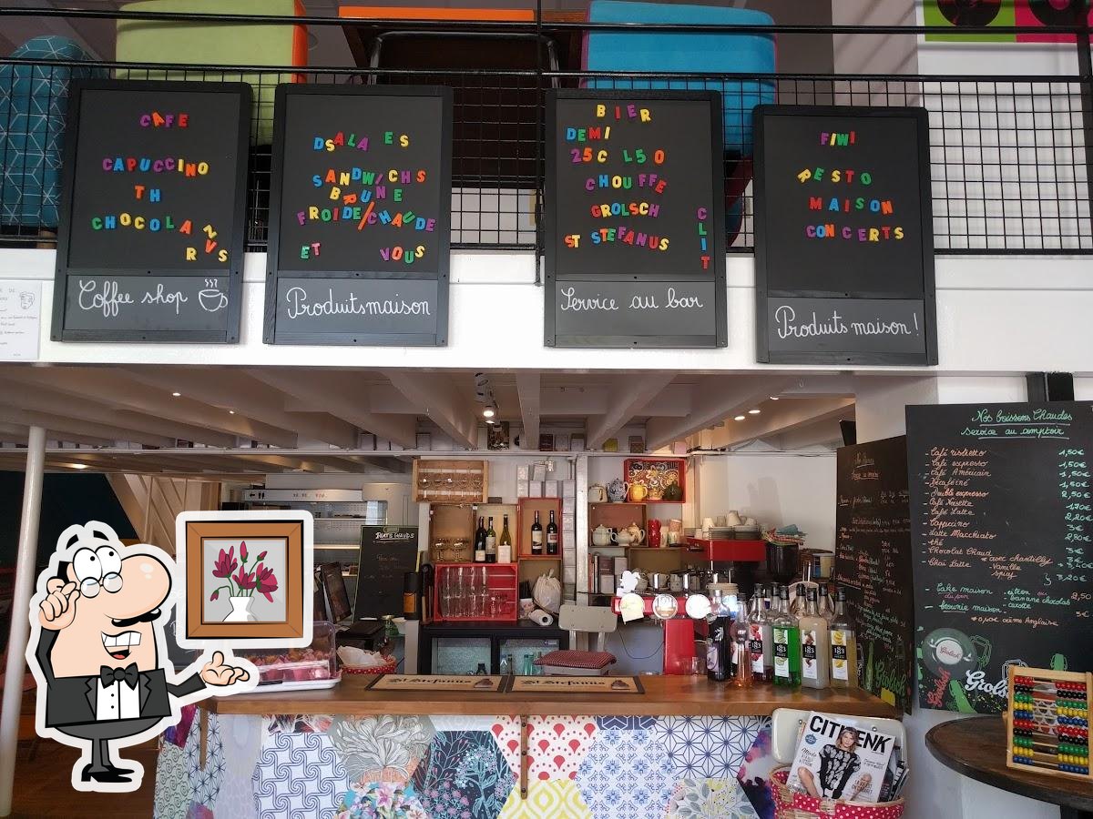 L'intérieur de Patchwork Café.