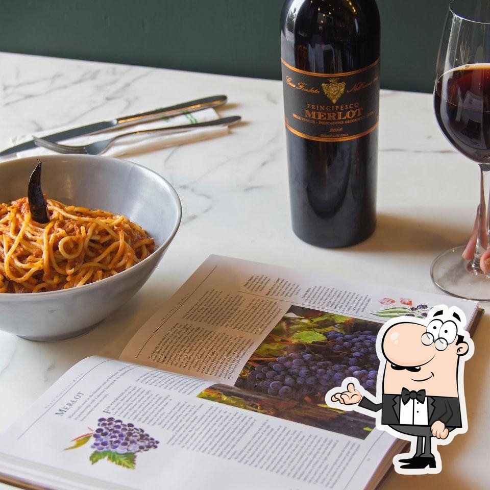Take a seat at one of the tables at Andrea's Eatery.