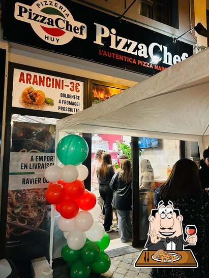 Essayez des pizzas à PizzaChef.