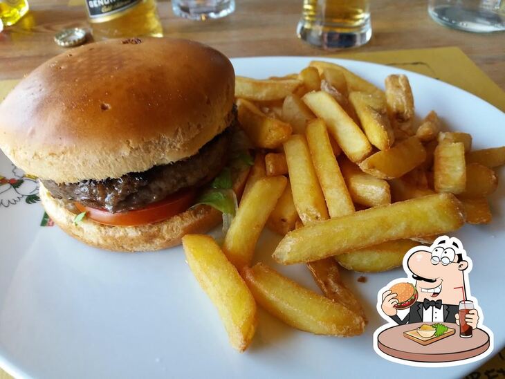 Ordina uno dei tipi di hamburger proposti a La Stube Del Galletto Ristorante Birreria.