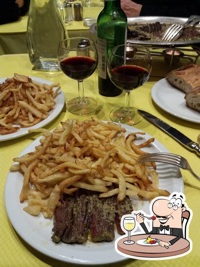 Plats à L'Entrecôte.