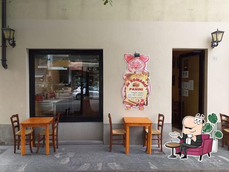 Gli interni di Bar Paninoteca Da Romano.