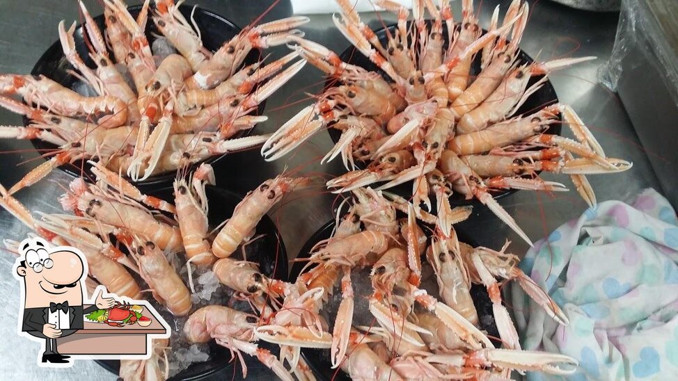 Prenditi tra i vari prodotti di cucina di mare offerti a Sombrero.