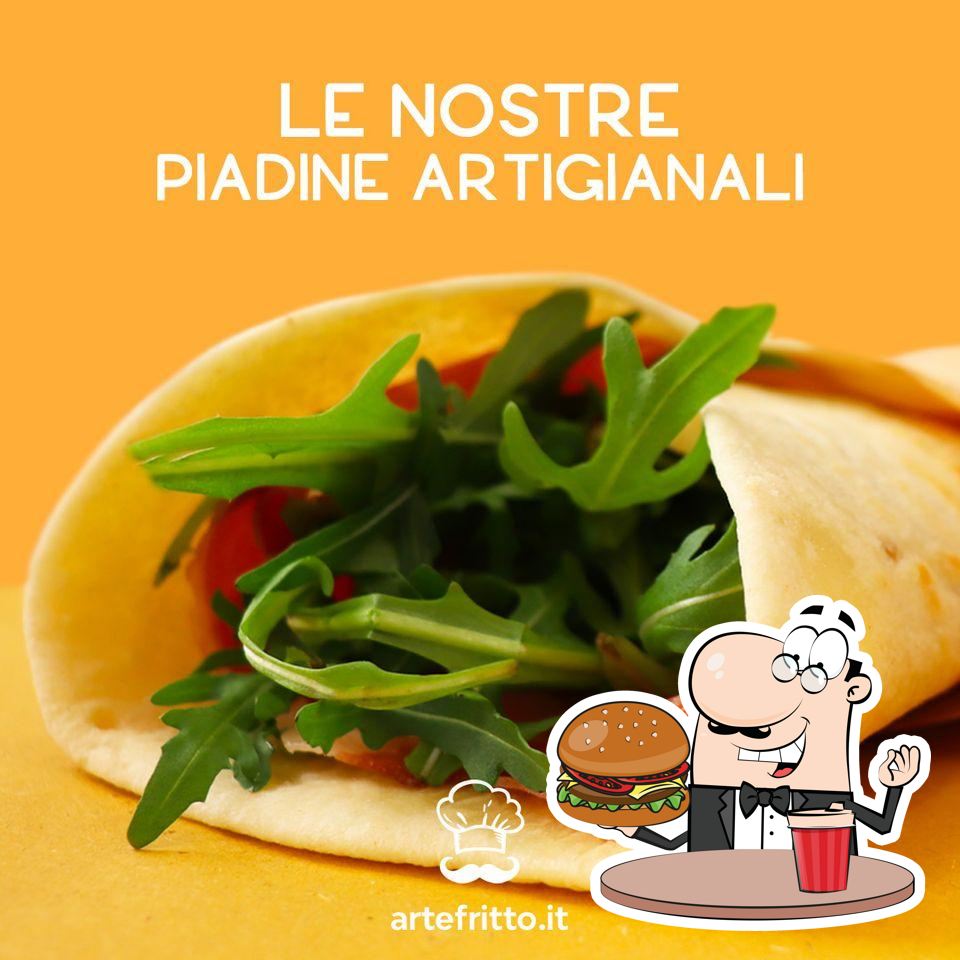 Gustati uno dei tipi di hamburger proposti a Artefritto - L'arte Del Fritto Italiano.