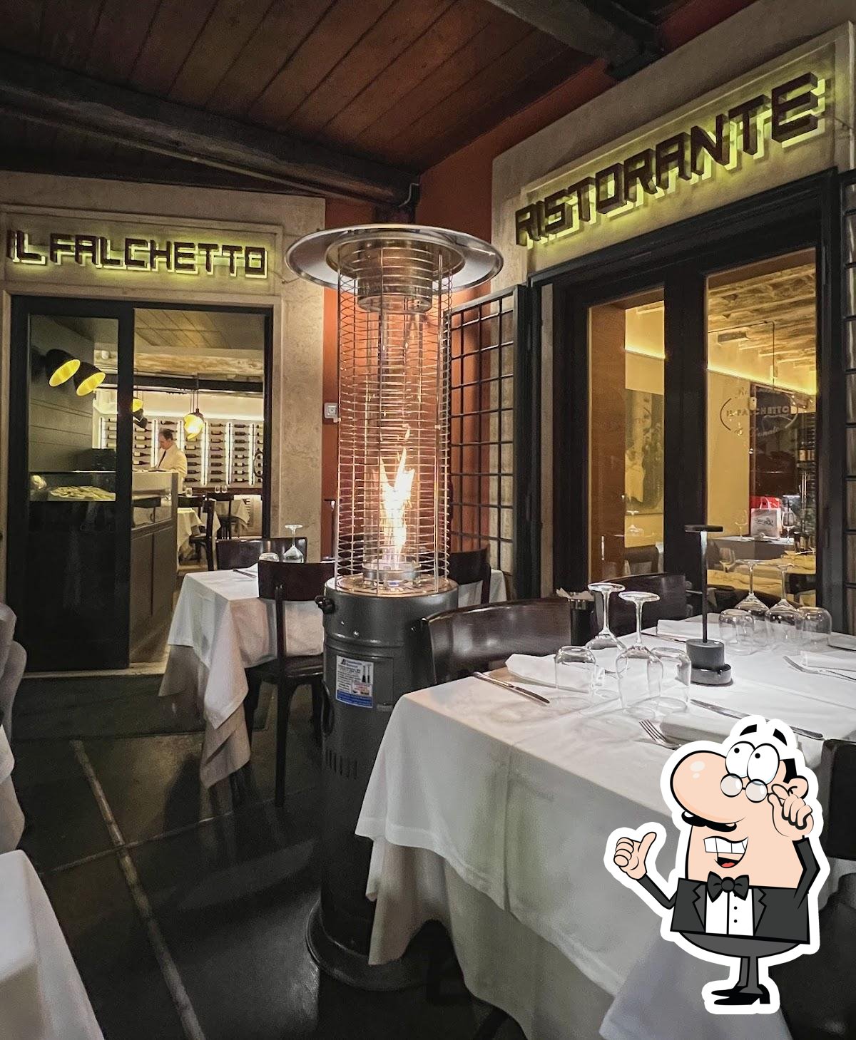 Gli interni di Ristorante Il Falchetto.