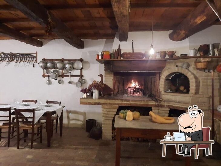 Gli interni di Ristorante @ Malvarina Agriturismo.