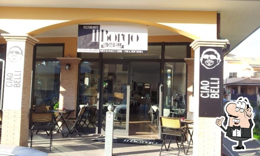 Gli interni di Il Borgo da Ciao Belli.