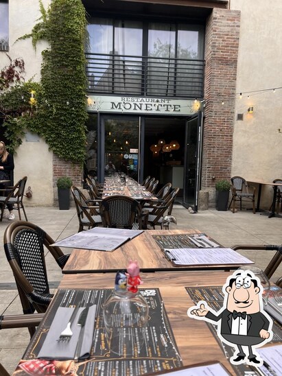 L'intérieur de Restaurant Monette.