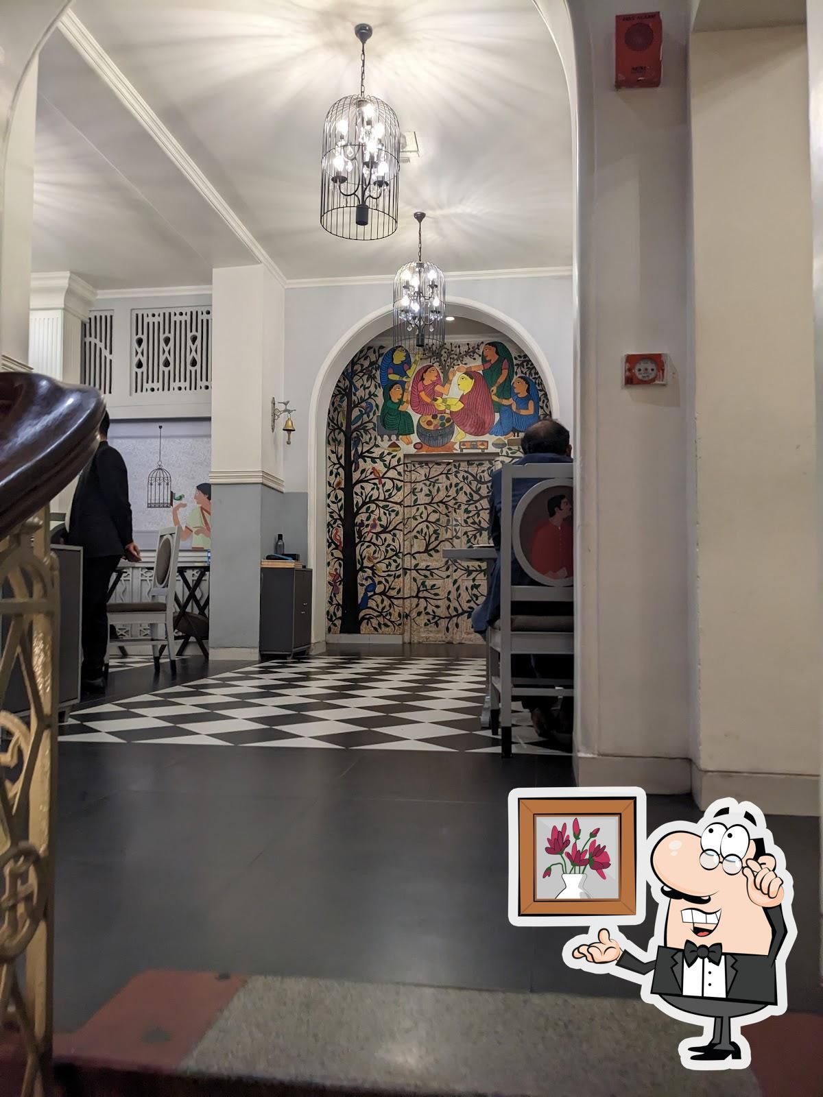 Take a seat at one of the tables at 6 Ballygunge Place.