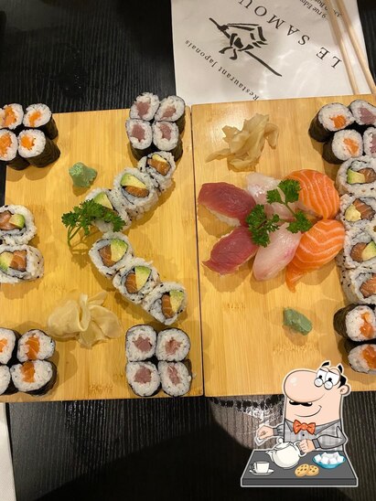 Plats à Restaurant Japonais Le Samouraï Bordeaux.