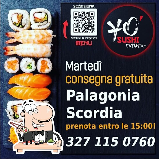 Il sushi è un prodotto culinario famoso tipico del Giappone.