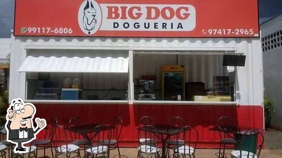 O interior do BIG DOG DOGUERIA.